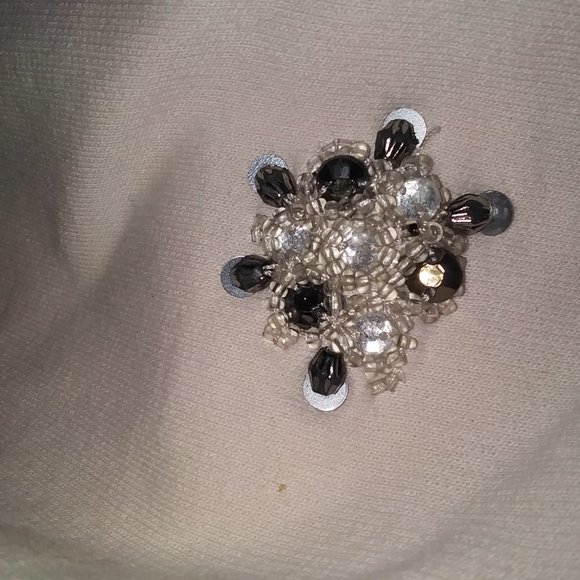 Style & Co. Mauve Pink Sequin Clusters Long Sleeve Top Size Large - Picture 2 of 4